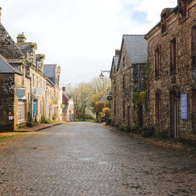 Main street of castletown like Locronan village